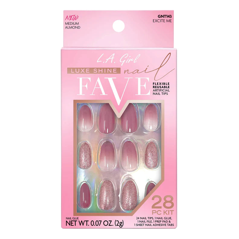 L.A. GIRL COSMETICS LUXE SHINE FAVE NAIL TIPS