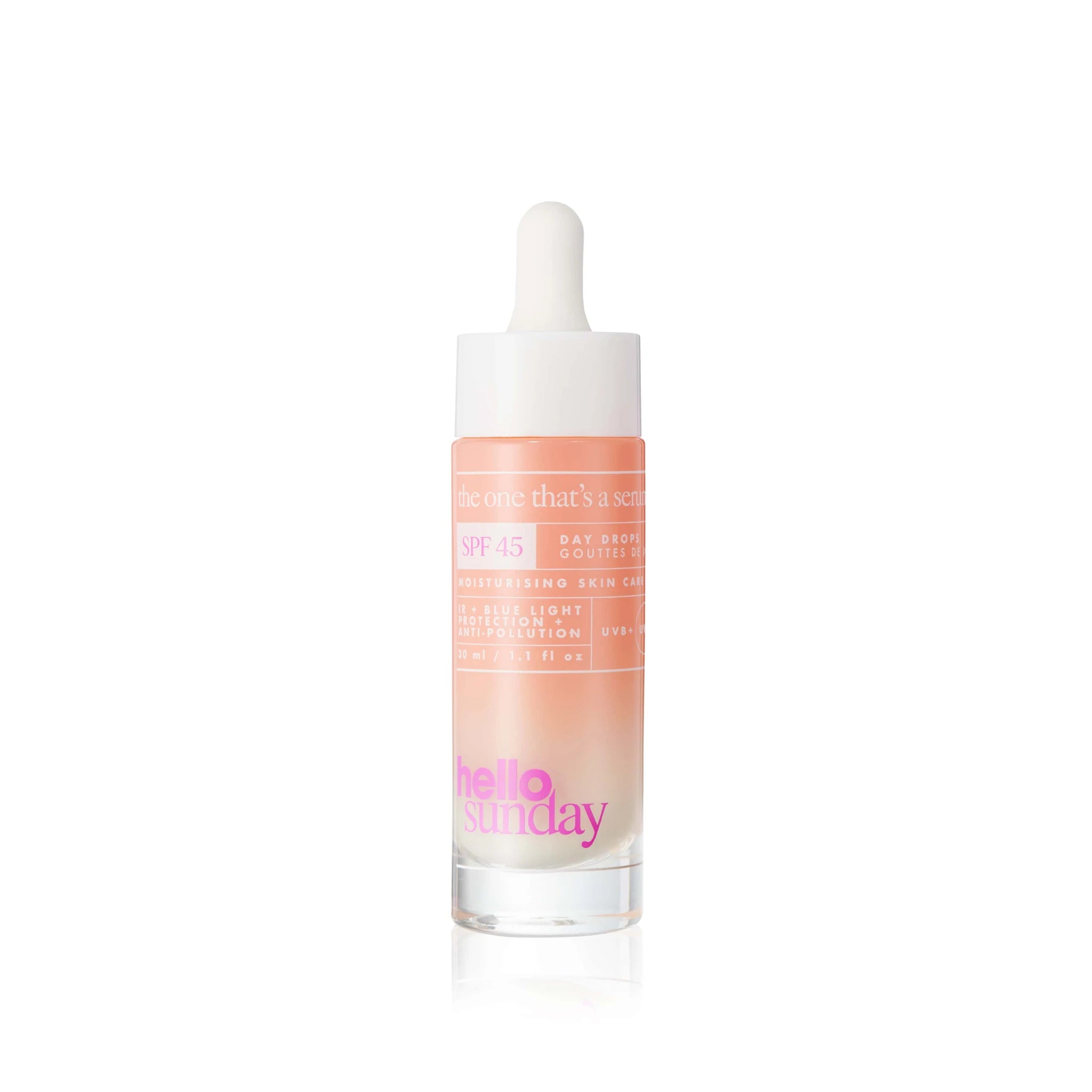 HELLO SUNDAY THE ONE THAT'S A SERUM FACE DROPS - SPF 45